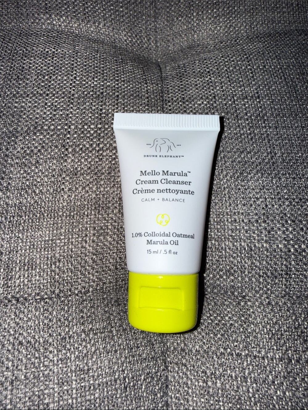 5/$25 Drunk elephant Mello Marula cream cleanser calm & balance sealed travel